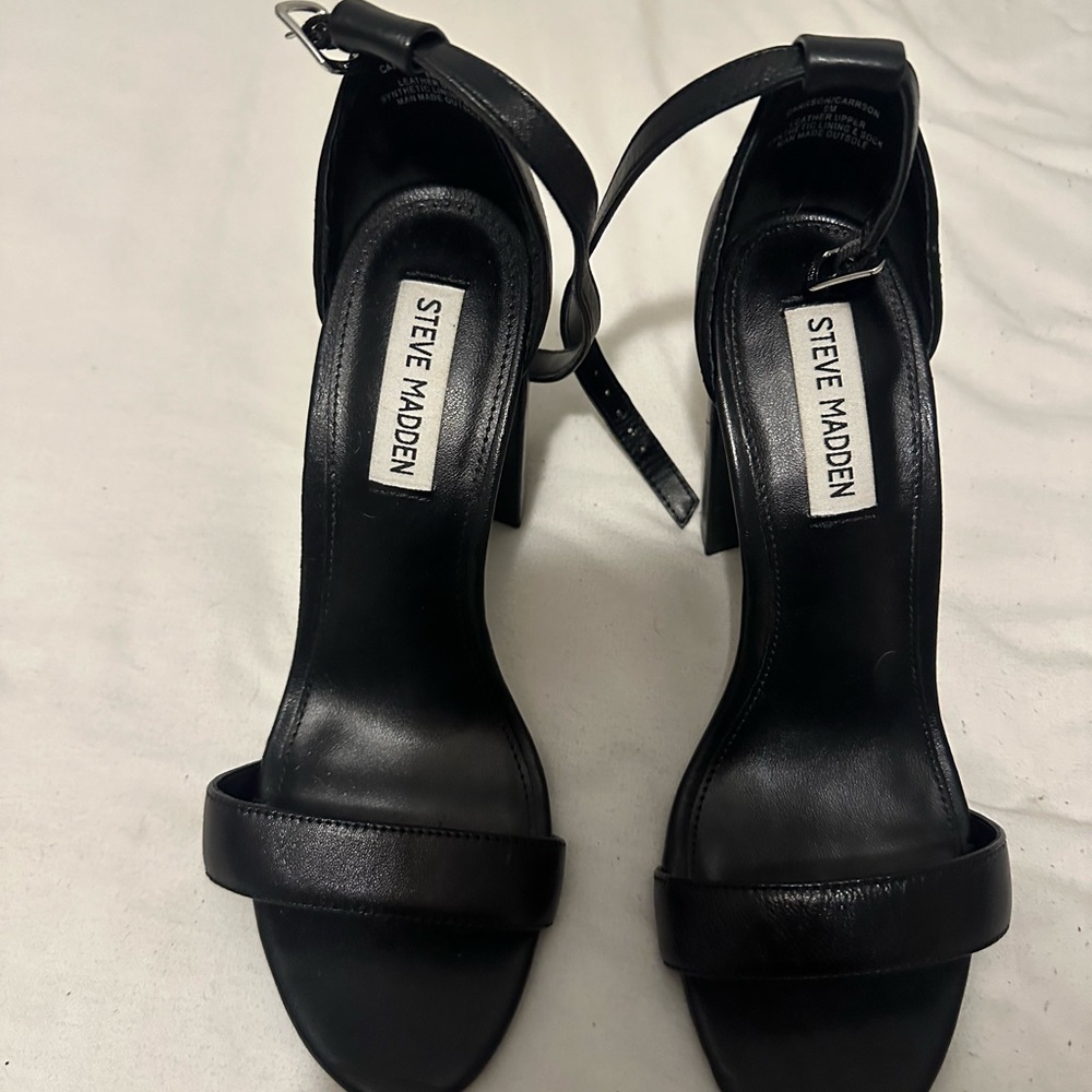 Leather Steve Madden Heels
